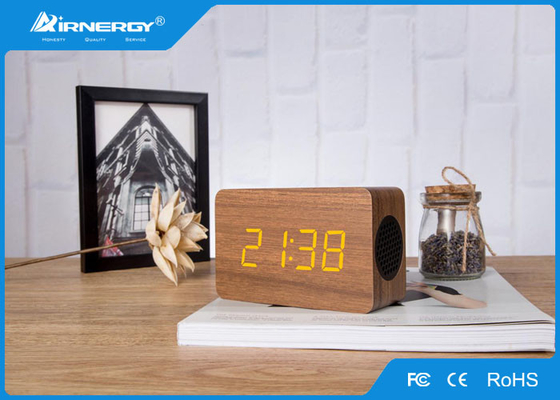 De miniradio van de Manier Houten Wekker met Temperatuur, Frequentie 50-16KHZ